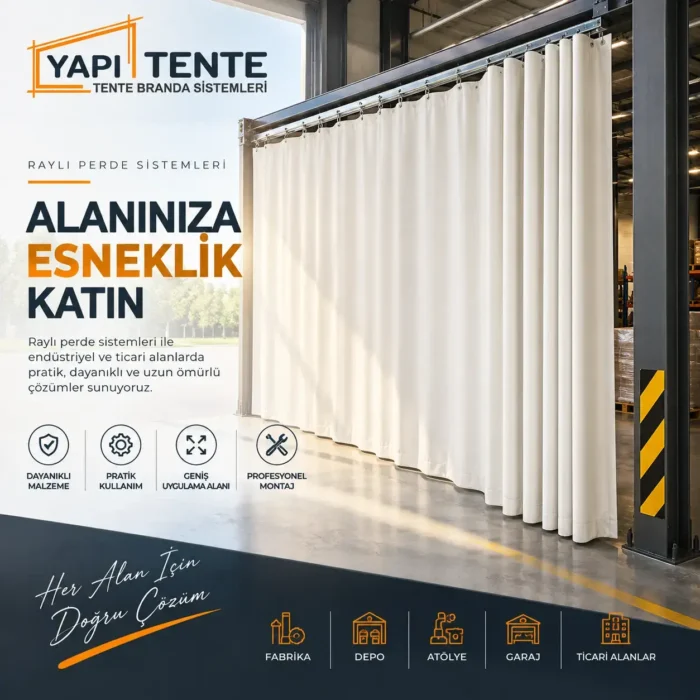 Raylı Perde