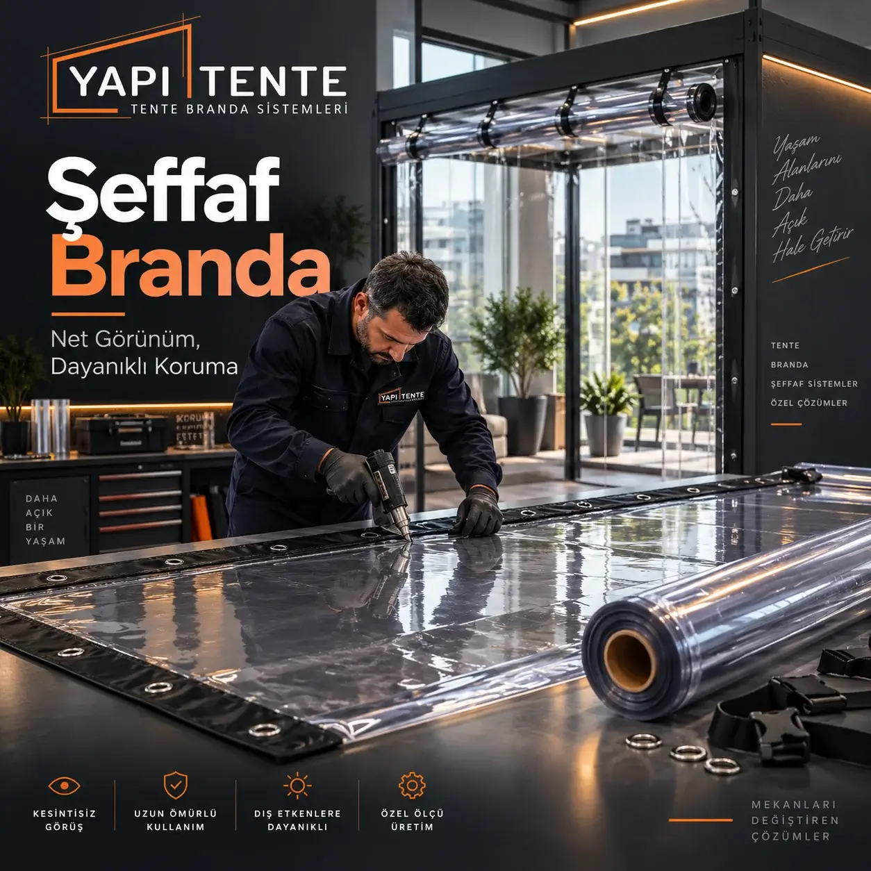 Şeffaf Branda